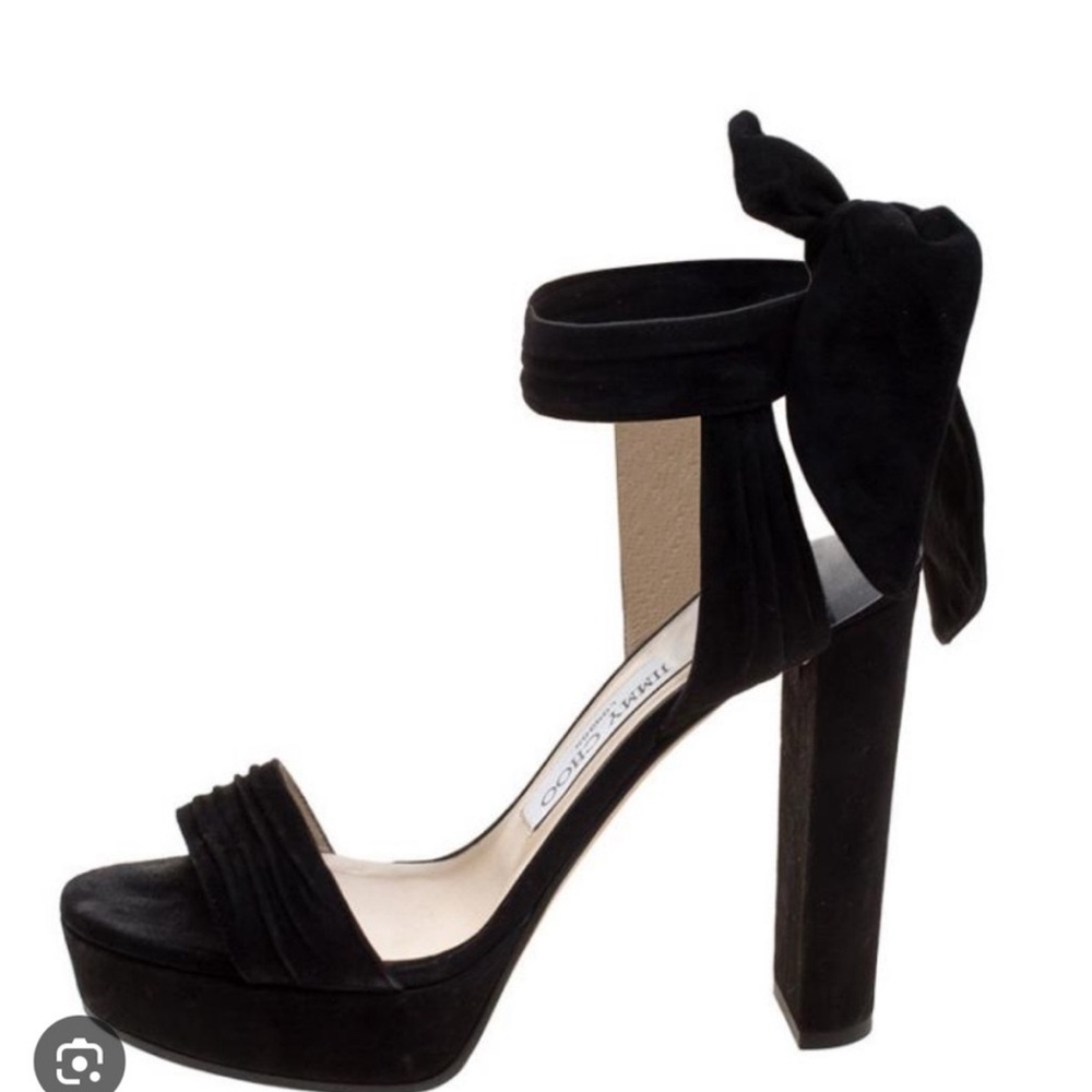 Jimmy Choo Black Platform Heels / Kaytrin